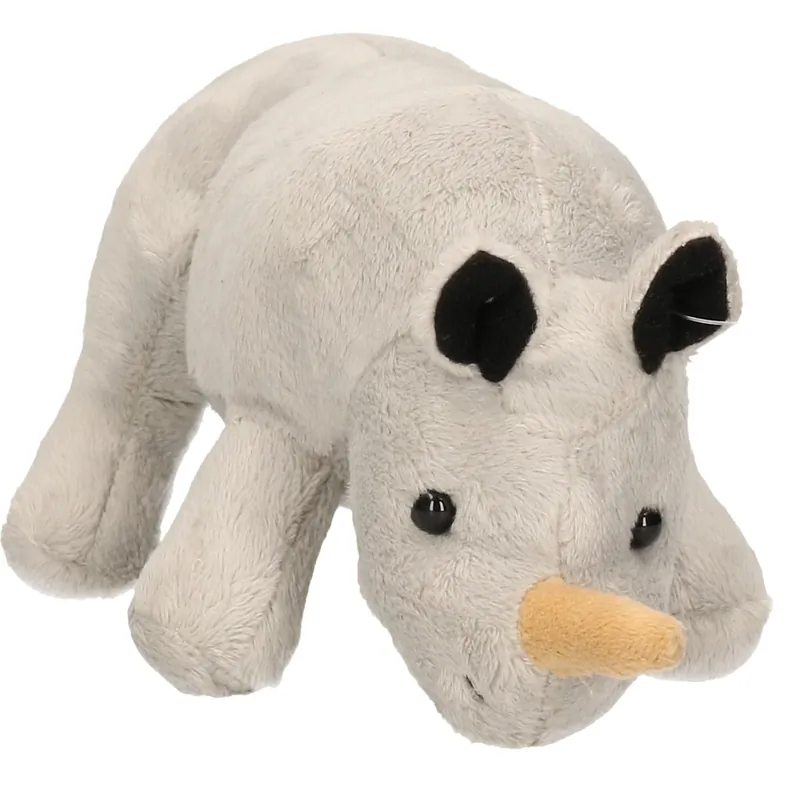 Actieprijs Neushoorn knuffel - pluche - 23 cm - dierenknuffel