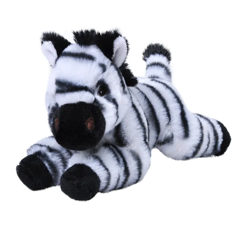 Wild Republic zebra knuffel - pluche - 25 cm - Eco-kins Goedkoop