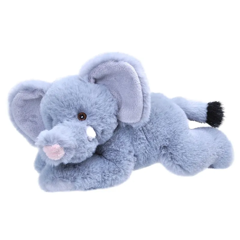 Gratis Retour Wild Republic Eco-kins olifant - pluche - 25 cm - knuffel