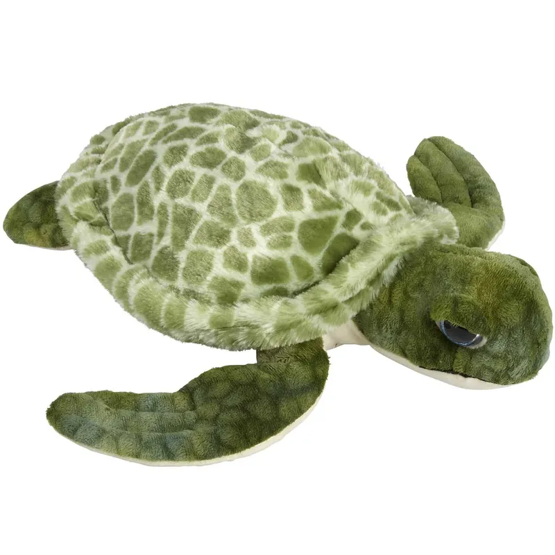 Meest Verkocht Ravensden zeeschildpad knuffel - pluche - groen - 26 cm - cadeau