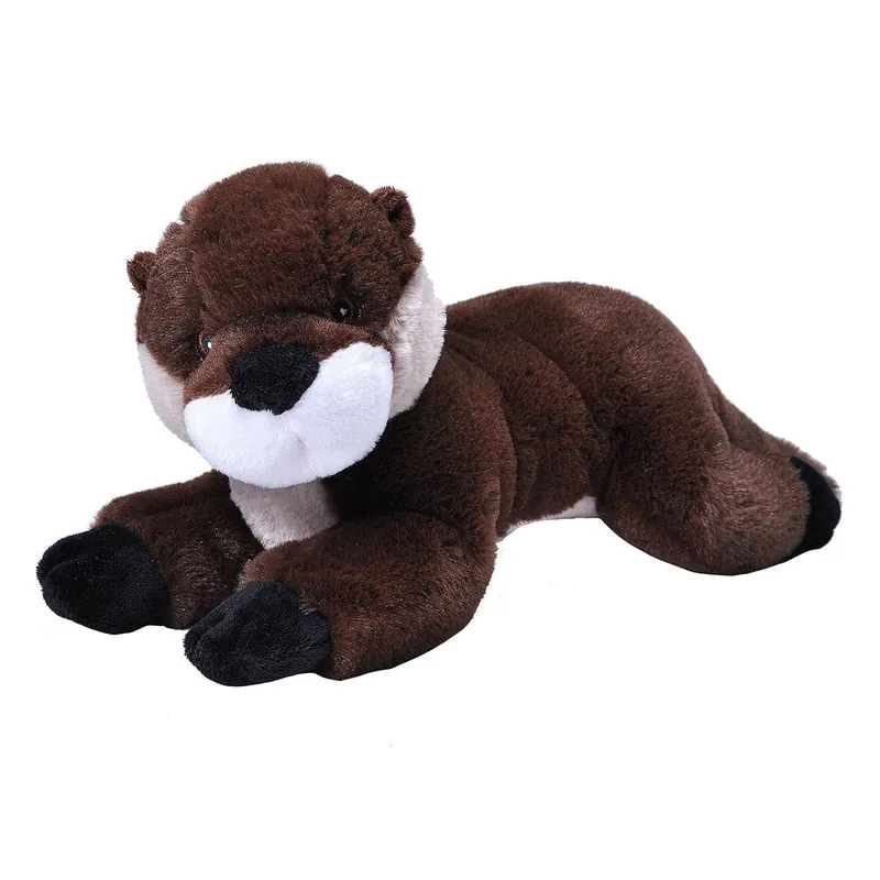 Wild Republic Eco-kins rivierotter knuffel - pluche - 30 cm Shop Nu