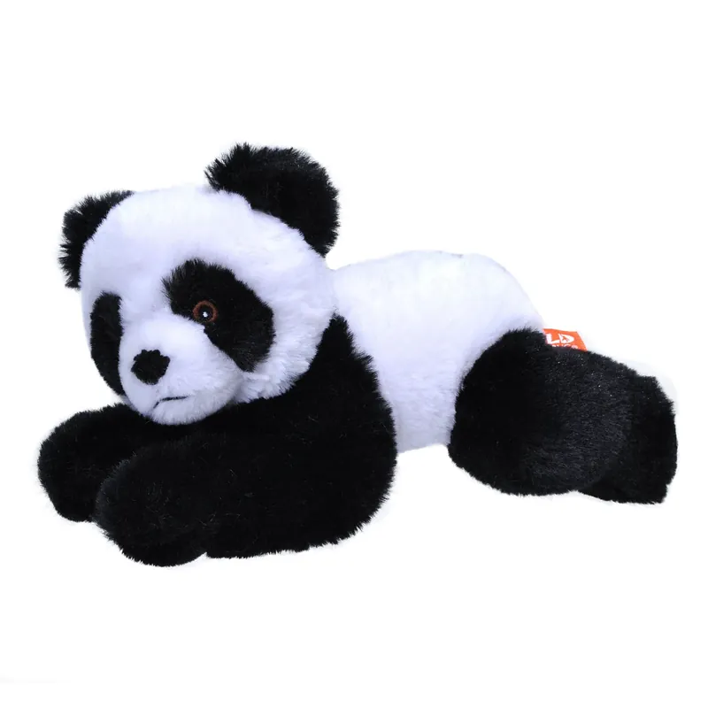 Wild Republic panda knuffel - pluche - 24 cm - zwart/wit - dierenknuffel Populair