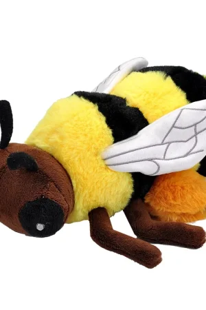 Actieprijs Wild Republic honingbij knuffel - pluche - 25 cm - eco-kins - tuindieren