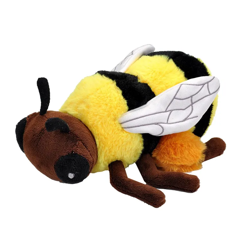 Actieprijs Wild Republic honingbij knuffel - pluche - 25 cm - eco-kins - tuindieren