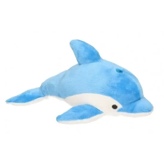 Pluche dolfijn knuffel - blauw - 33 cm - dolfijn - knuffel Gratis Retour