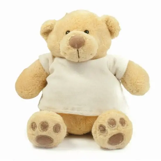 Speciale Aanbieding Pluche beer met t-shirt - pluche - 38 cm - knuffelbeer - cadeau