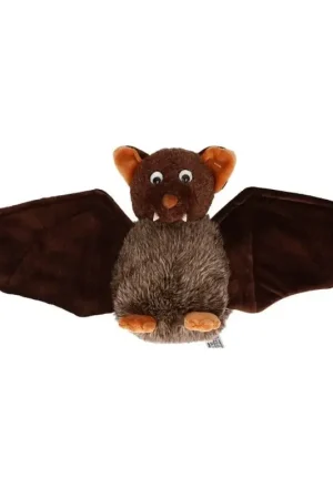 Pluche vleermuis knuffel - bruin - 18 cm - Dragomir Goedkoop