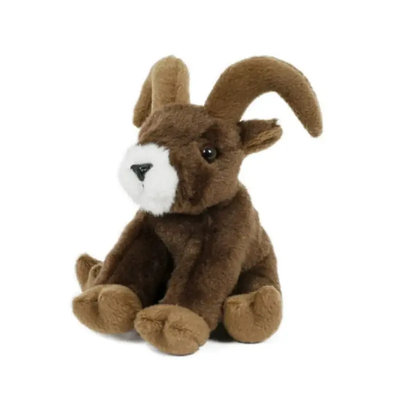 Steenbok knuffel - pluche - 13 cm - bergdier Meest Verkocht