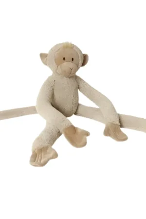 Happy Horse aap knuffel - beige - pluche - 85 cm Veilige Betaling