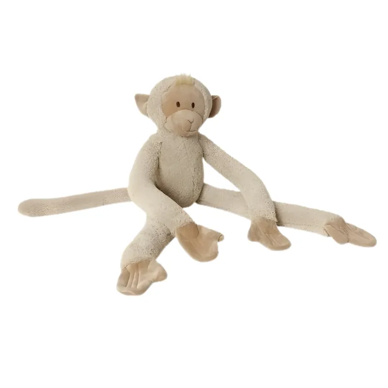 Happy Horse aap knuffel - beige - pluche - 85 cm Veilige Betaling