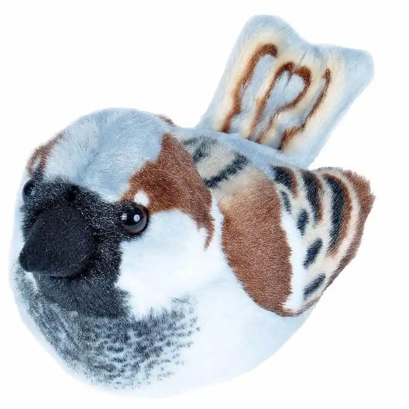 Wild Republic huismus knuffel - pluche - 14 cm - vogel Beperkte Voorraad