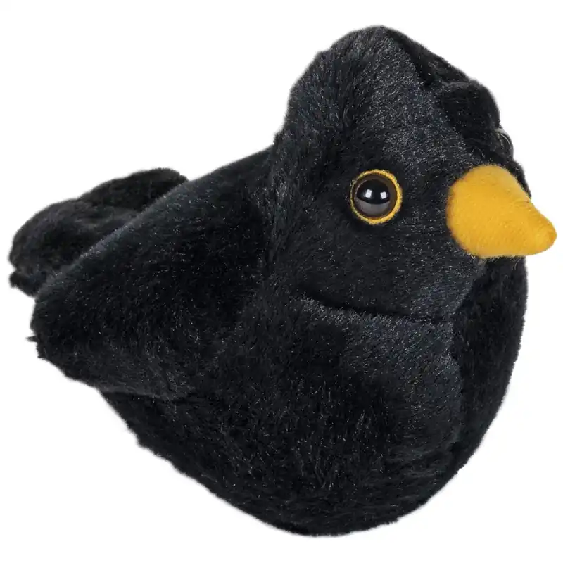 Meest Verkocht Wild Republic merel knuffel - pluche - 14 cm - met geluid