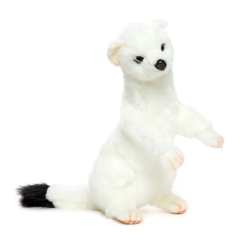 Laatste Kans Hansa pluche hermelijn knuffel - 30 cm - pluche