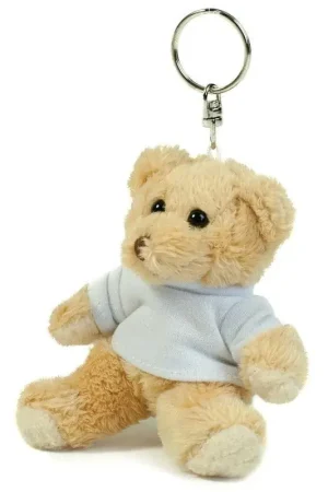 Meest Verkocht Teddybeer sleutelhanger - 10 cm - pluche - dierenknuffel