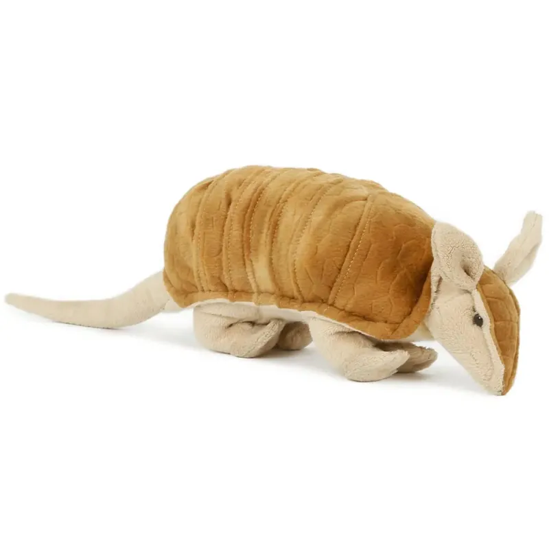 Bestel Nu Semo gordeldier knuffel - pluche - bruin - 28 cm