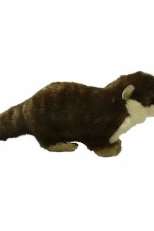 Pluche otter knuffel - 25 cm - bruin en beige Snelle Levering