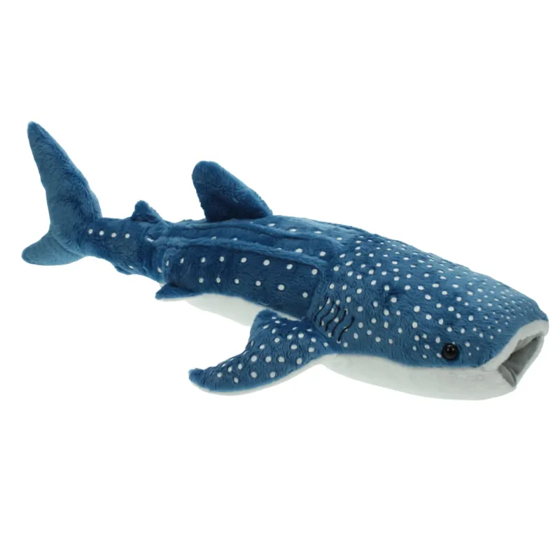 Walvishaai knuffel - pluche - blauw - 54 cm - dierenknuffel Aanbieding