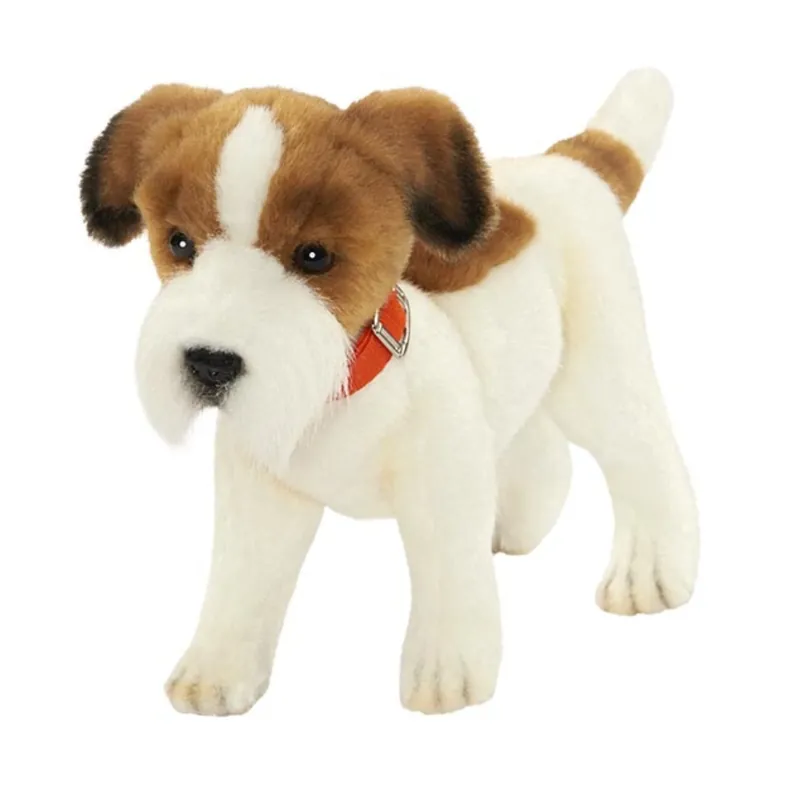 Hansa Jack Russel knuffel - pluche - 31 cm - hondenknuffel Weekendaanbieding