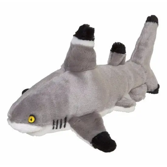 Nature Planet zwartpuntrifhaai knuffel - pluche - 30 cm Populair