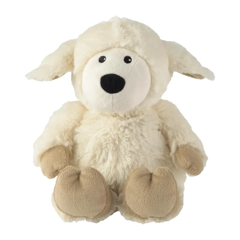 Lage Kosten Warmies schaap warmteknuffel - wit - 33 cm - magnetronknuffel
