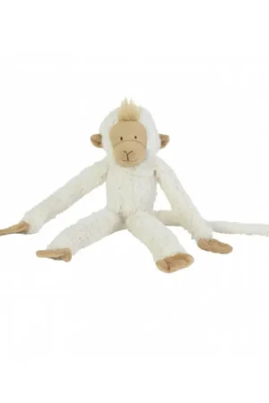 Happy Horse aap knuffel - wit - pluche - 85 cm - apenknuffel - dierenknuffel Lage Kosten