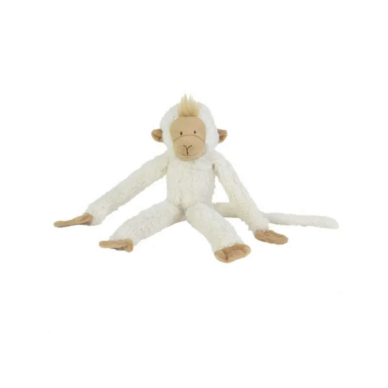 Happy Horse aap knuffel - wit - pluche - 85 cm - apenknuffel - dierenknuffel Lage Kosten