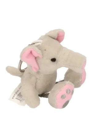 Olifanten knuffel sleutelhangers - pluche - 10 cm - dieren Actieprijs