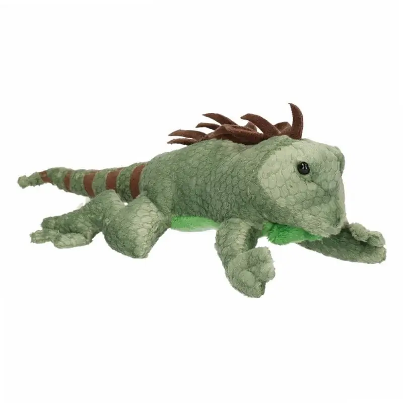 Speciale Aanbieding Pluche leguaan - knuffel - groen - 30 cm