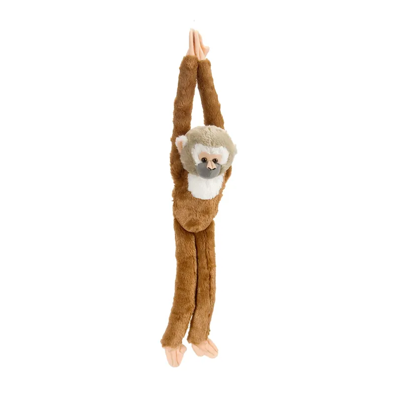 Beperkte Voorraad Wild Republic doodshoofdaapje knuffel - pluche - 51 cm - bruin