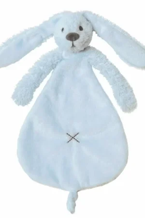 Express Levering Happy Horse Richie konijnendoekje - blauw - pluche - 25 cm