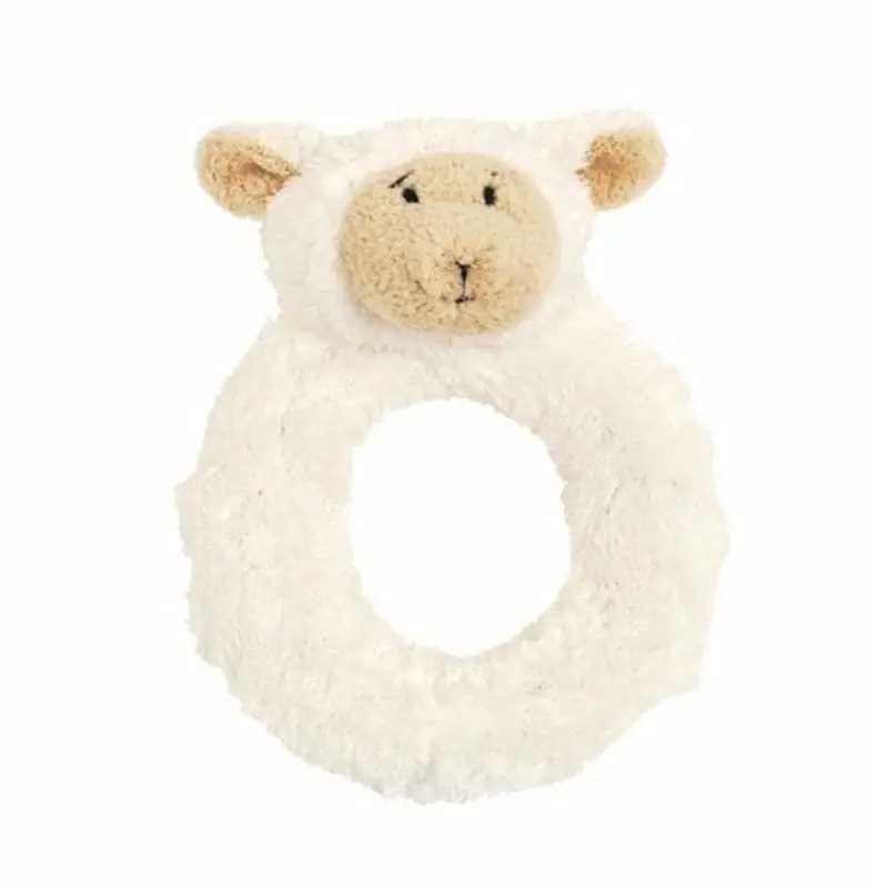 Snelle Levering Happy Horse Lammy rammelaar - pluche - 13 cm - baby - kraamcadeau