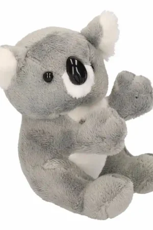 Aanbieding Pluche koala knuffel beer - grijs - 14 cm - knuffel