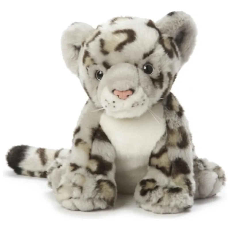 Nature Planet sneeuwluipaard knuffel - pluche - 22 cm - wilde dieren Express Levering