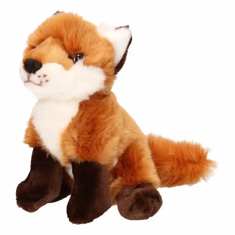 Nature Planet rode vos knuffel - pluche - 18 cm - bosdier Bestseller