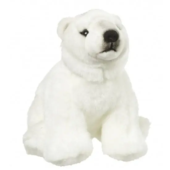 Beperkte Voorraad Nature Planet ijsbeer knuffel - pluche - 22 cm - dierenknuffel