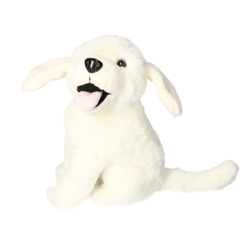 Pluche labrador knuffel - beige - 20 cm - hond - knuffel Lage Prijs