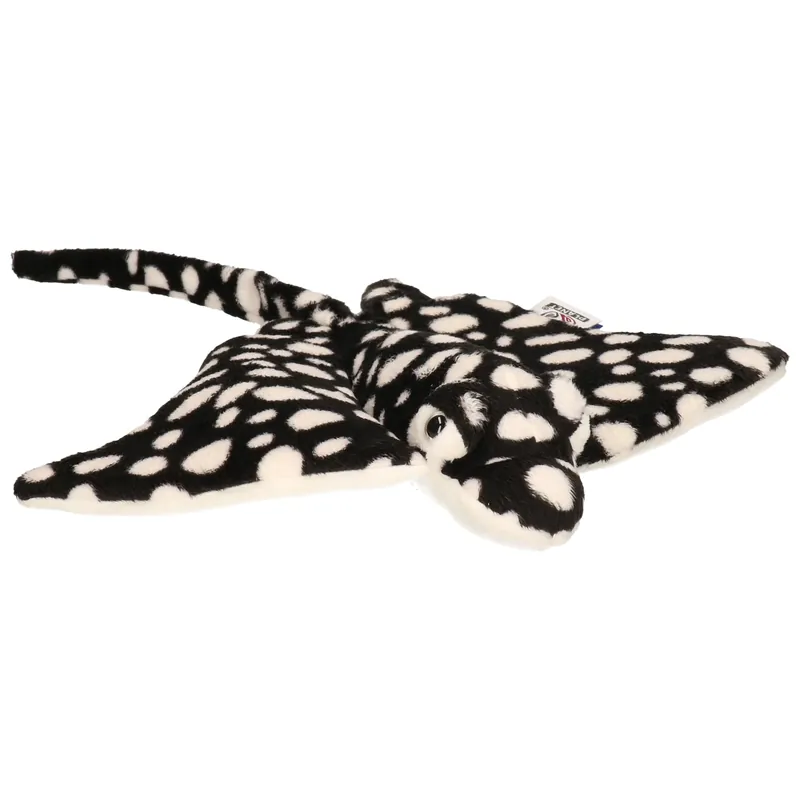 Adelaarsrog knuffel - pluche - 40 cm - zeedier - rog Gecertificeerd