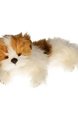 Beste Prijs Carl Dick Yorkshire terrier knuffel - pluche - 42 cm - bruin/wit