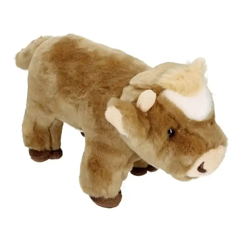 Koop Vandaag Pluche koe - bruin - 30 cm - boerderij knuffel