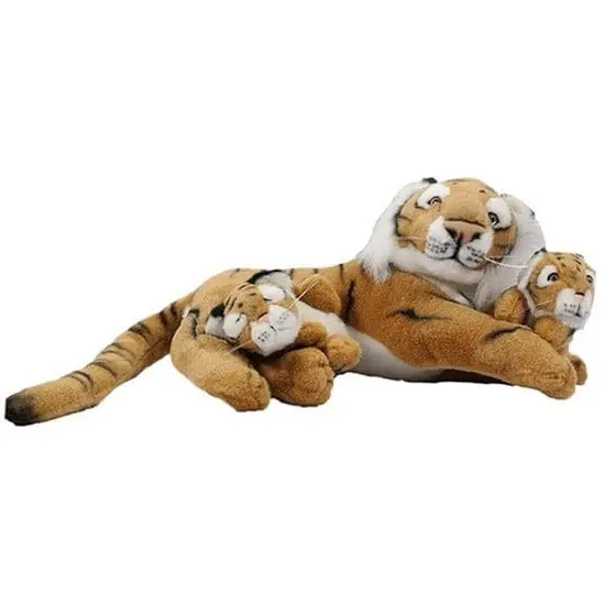 Pluche tijger knuffel - 46 cm - babyknuffel - tijger Populair
