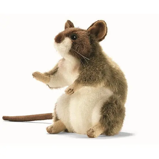 Hansa pluche muis knuffel - 15 cm - realistisch - zacht Superprijs