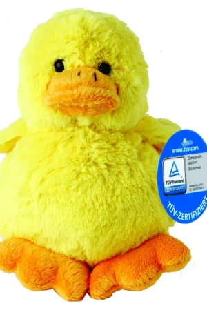 Aanbieding MBW pluche kuiken - geel - knuffel - 11 cm - Pasen