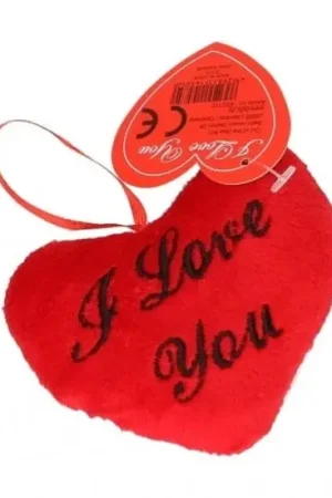 Pluche I Love You hartjes kussen - pluche - 10 cm - Valentijn Nu Kopen