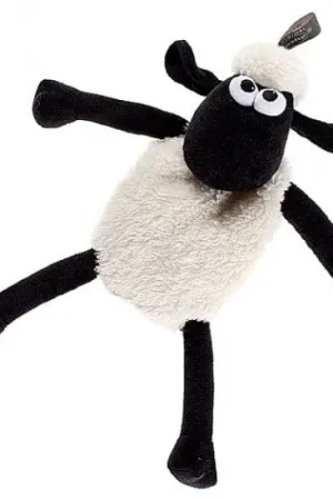 Shaun het schaap warmteknuffel - polyester - 37 cm Fabrieksprijs