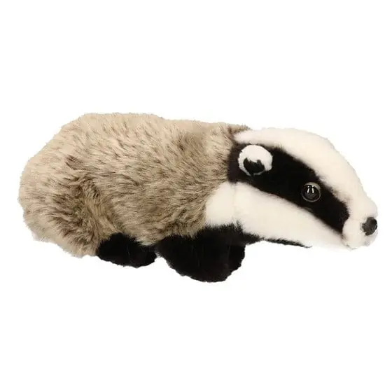 Op = Op Das knuffel - pluche - zittend - 24 cm