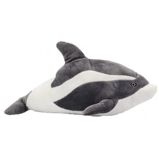 Weekendaanbieding Pluche dolfijn knuffel - grijs - 35 cm - zee knuffel