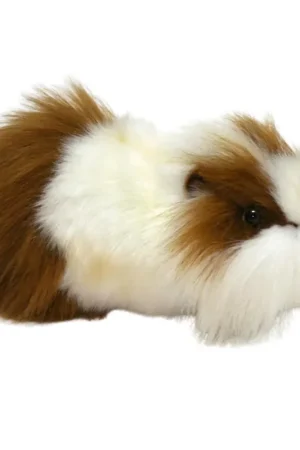 Hansa cavia knuffel - wit/bruin - 30 cm - pluche Korting