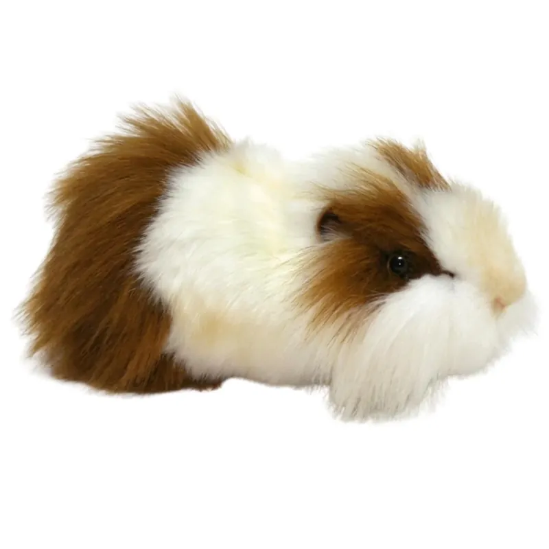 Hansa cavia knuffel - wit/bruin - 30 cm - pluche Korting