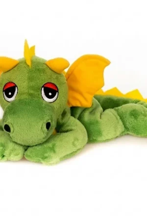 Habibi draak warmteknuffel - groen - 33 cm - magnetronknuffel Alleen Vandaag