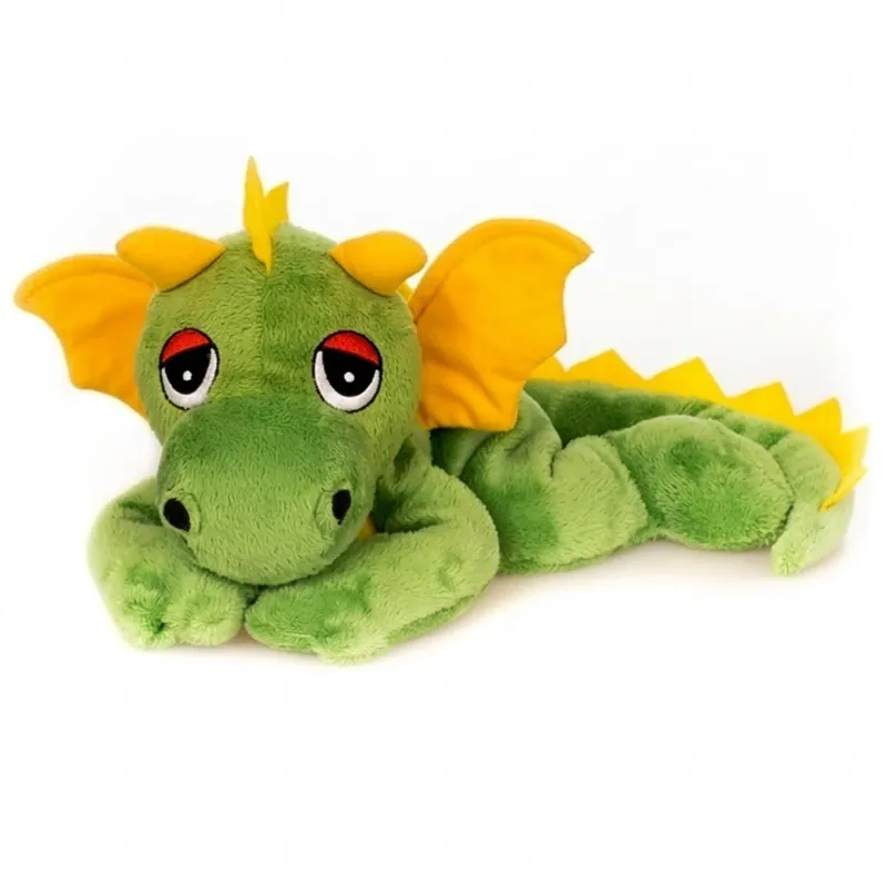 Habibi draak warmteknuffel - groen - 33 cm - magnetronknuffel Alleen Vandaag